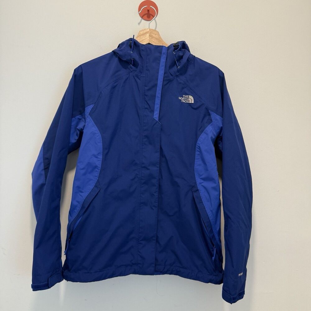 The North Face Hyvent Rain Wind Hooded Full Zip Jacket S
